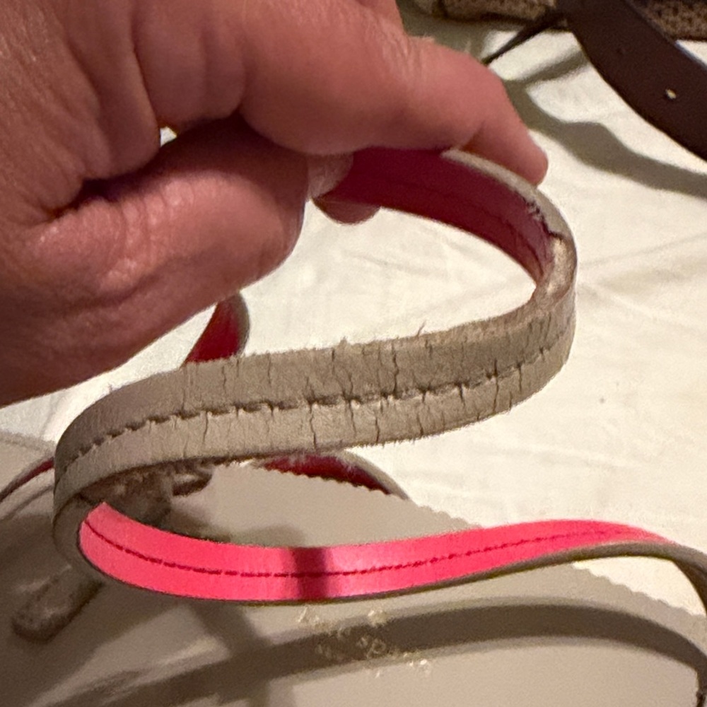 kate spade Taupe Tote with Pink Accent Charm - Picture 5 of 6